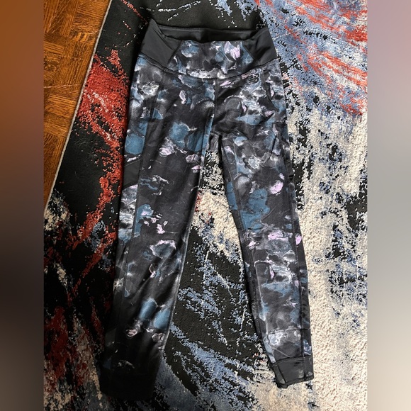 Gymshark Pants - Gymshark Leggings - Black and Blue